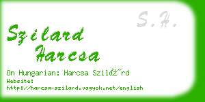 szilard harcsa business card